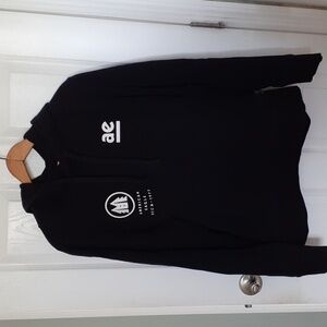 American Eagle black pullover graphic hoodie size medium unisex